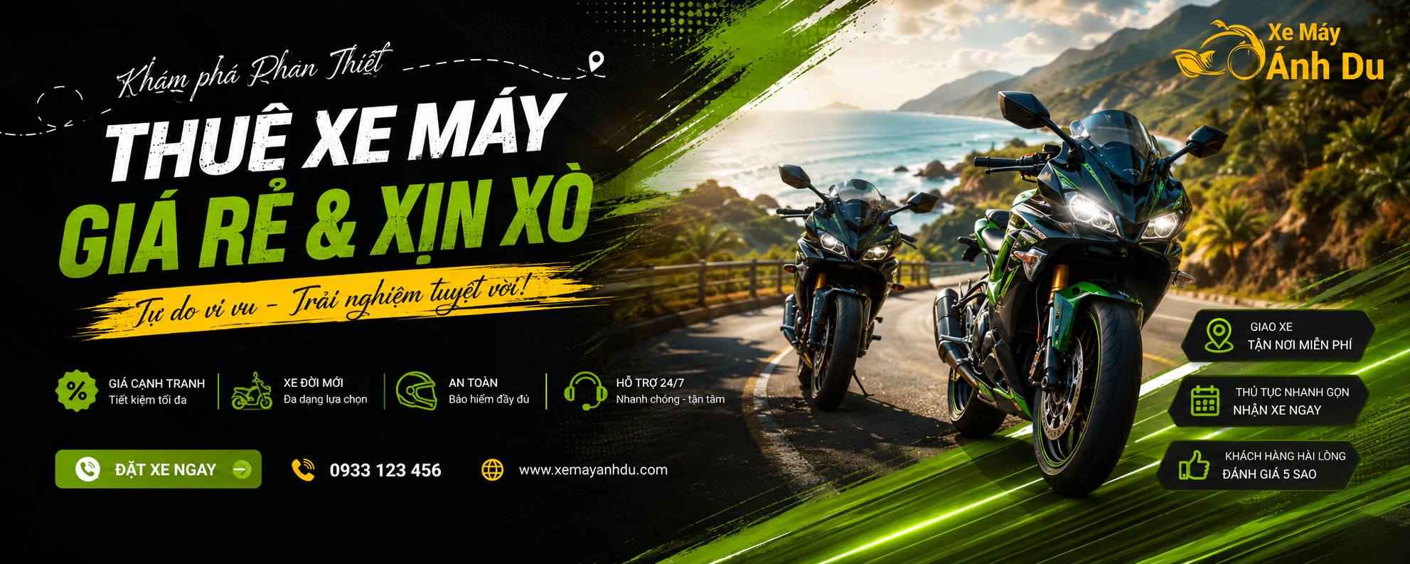 Xe Máy Ánh Du - Thuê xe máy Phan Thiết
